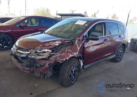 2016 Honda Cr-V Se z USA, uszkodzony, nr VIN 2HKRM3H46GH569372
